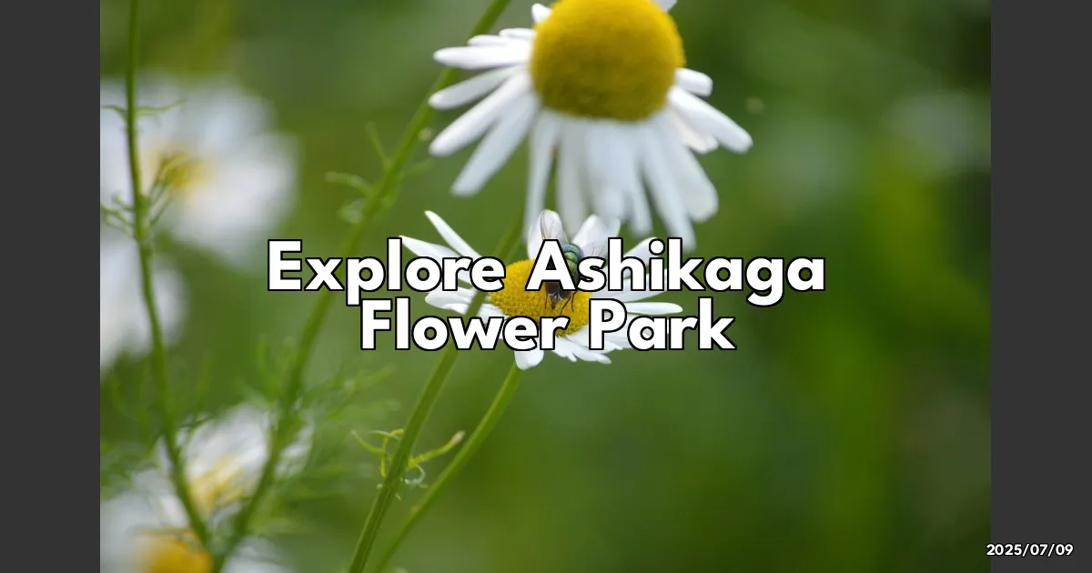 EyeCatchTitle: Discovering Ashikaga Flower Park: A Blooming Dream in Japan