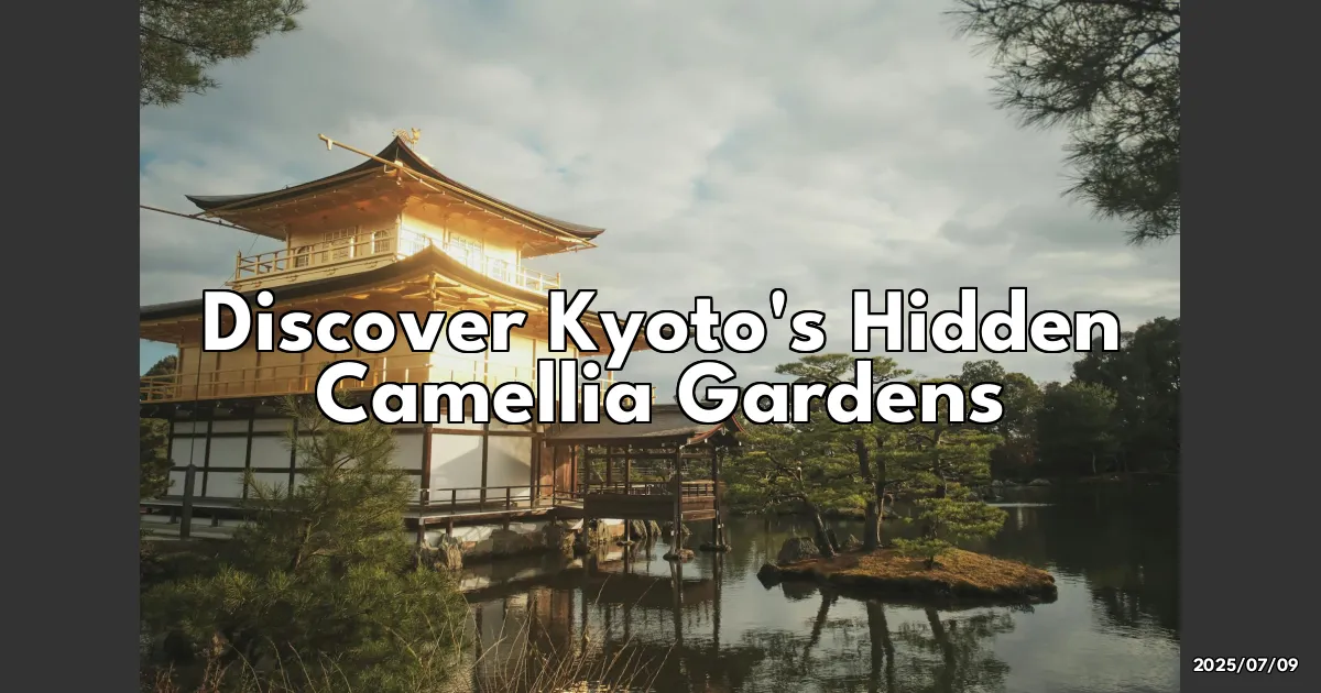 EyeCatchTitle: Discover Kyoto's Hidden Camellia Gardens: A Journey Through Seasons and Blossoms