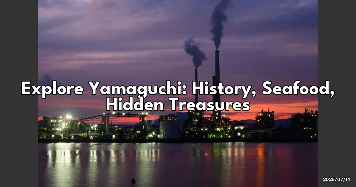EyeCatchTitle: Yamaguchi's Hidden Charms: A Dive into History and Seafood Delights!