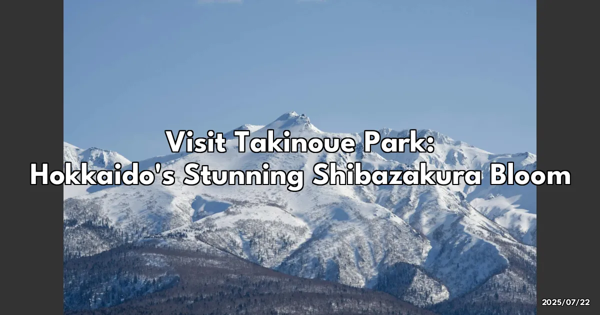 EyeCatchTitle: Discover the Dreamy Pink Carpet of Takinoue Park in Hokkaido