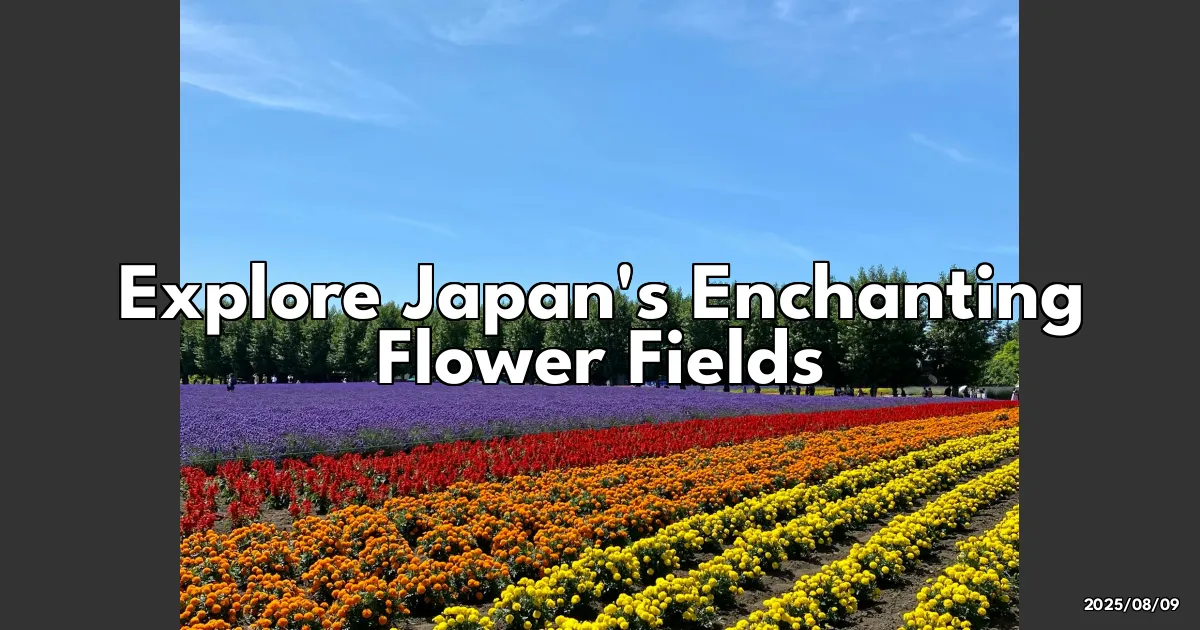 EyeCatchTitle: Discover Japan's Most Stunning Flower Fields: A Journey Through Nature's Palette
