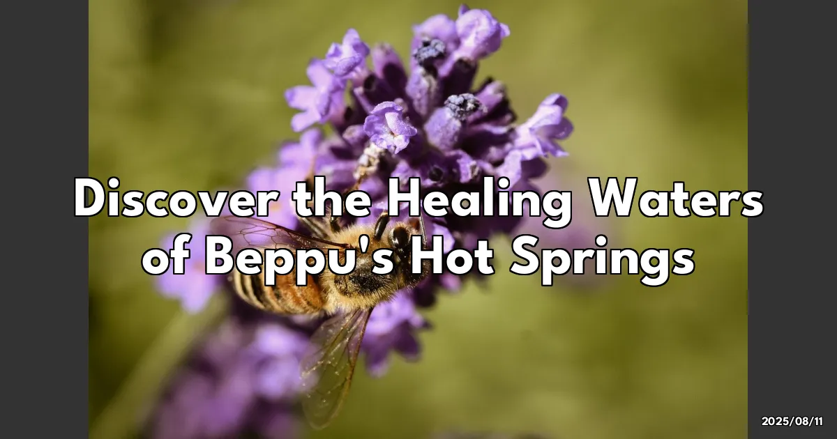 EyeCatchTitle: Discovering the Magic of Beppu's Hot Springs: A Journey Worth Taking