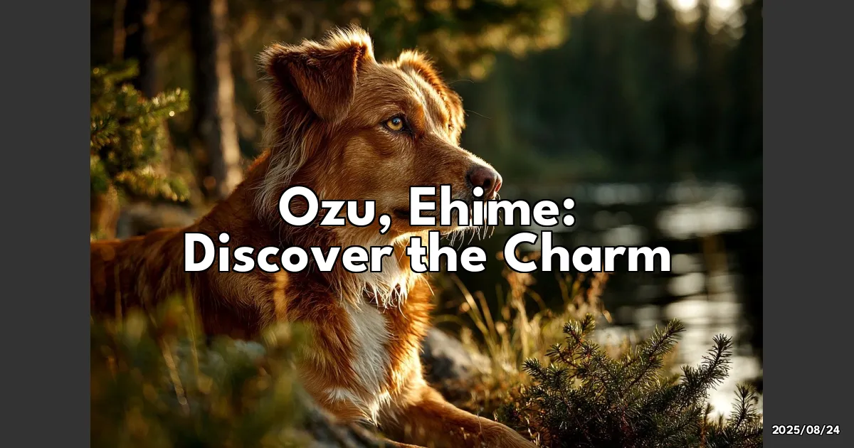 EyeCatchTitle: Discover the Hidden Charms of Ehime's Mini Kyoto: Ozu!