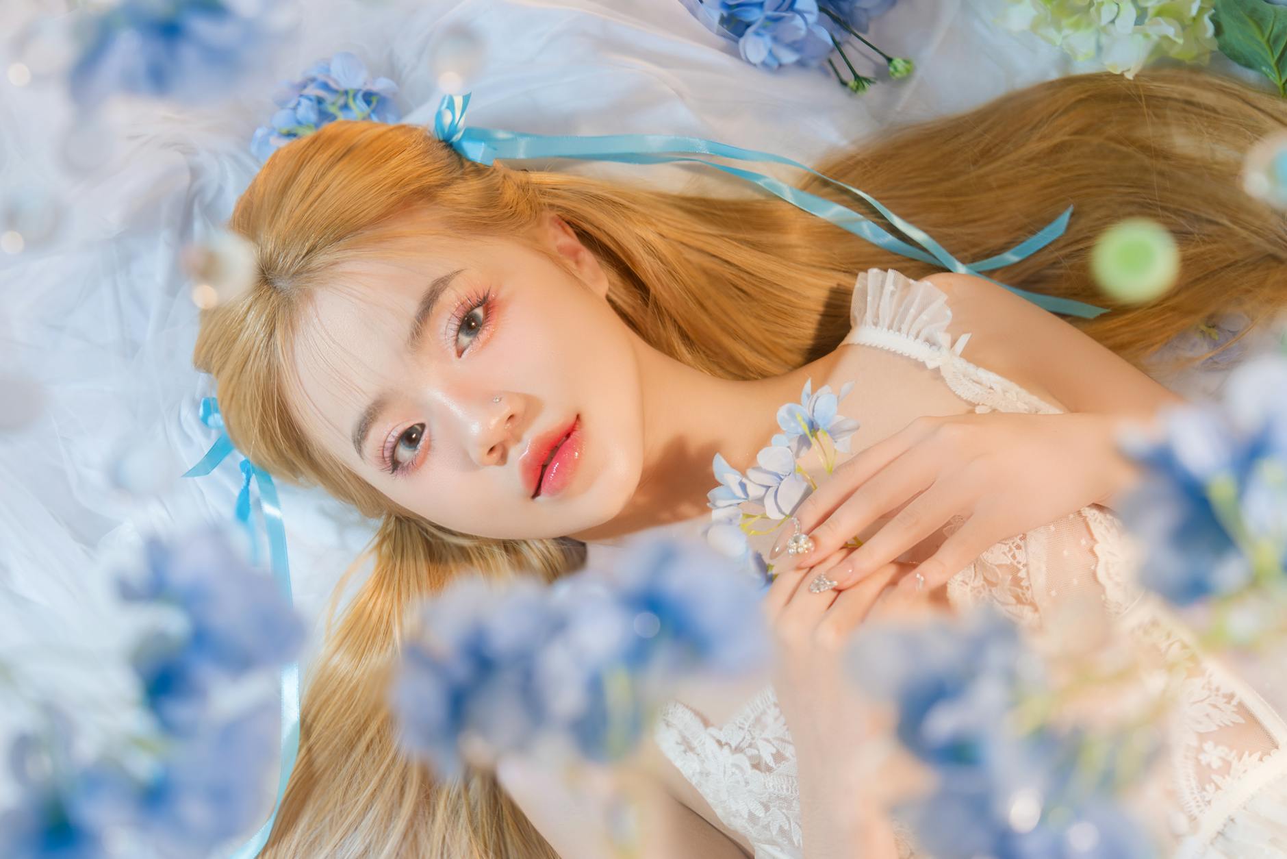 Mikaeri no Taki, hydrangea, waterfall