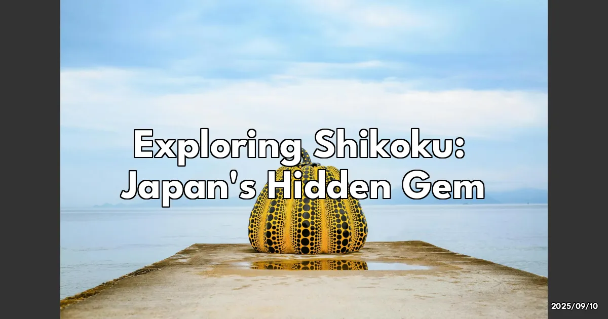 EyeCatchTitle: Discovering Shikoku: A Journey Through Japan's Hidden Island Gem
