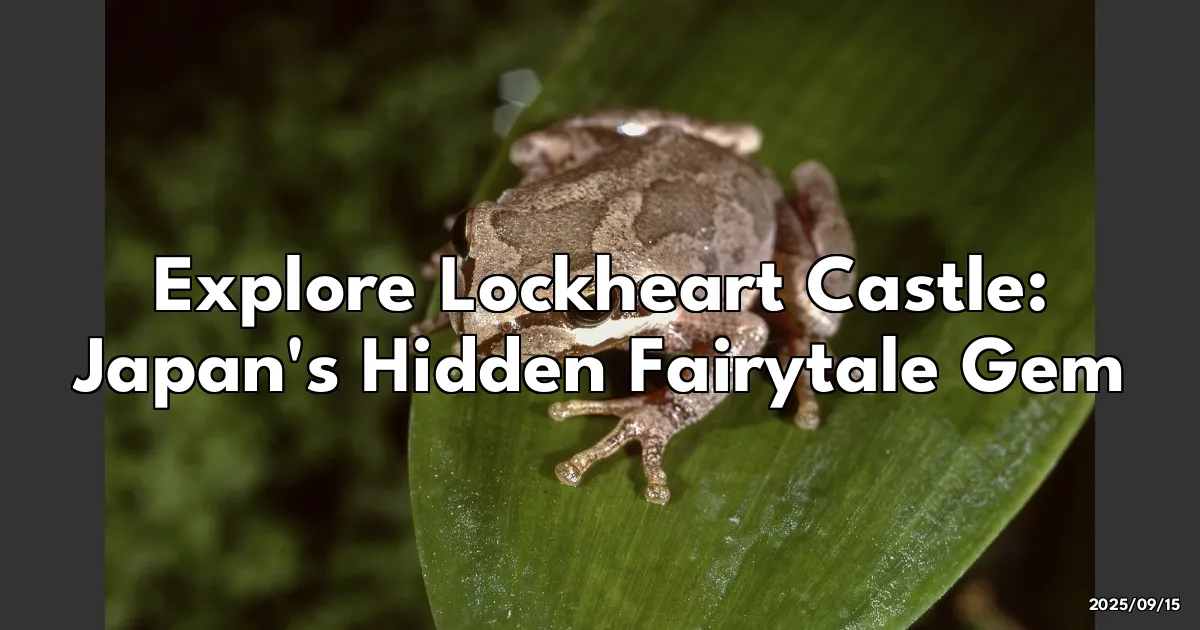 EyeCatchTitle: Discovering Lockheart Castle: A Fairytale Escape in Japan You Didn't Know You Needed!