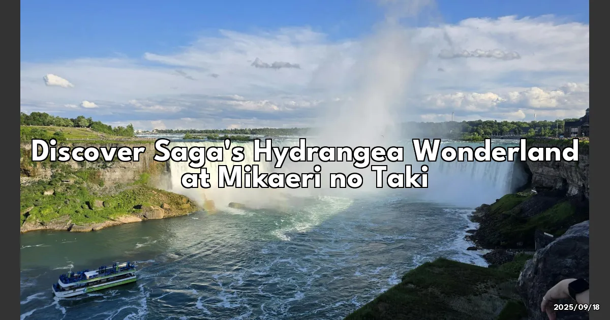 EyeCatchTitle: Discover Saga's Hydrangea Wonderland at Mikaeri no Taki