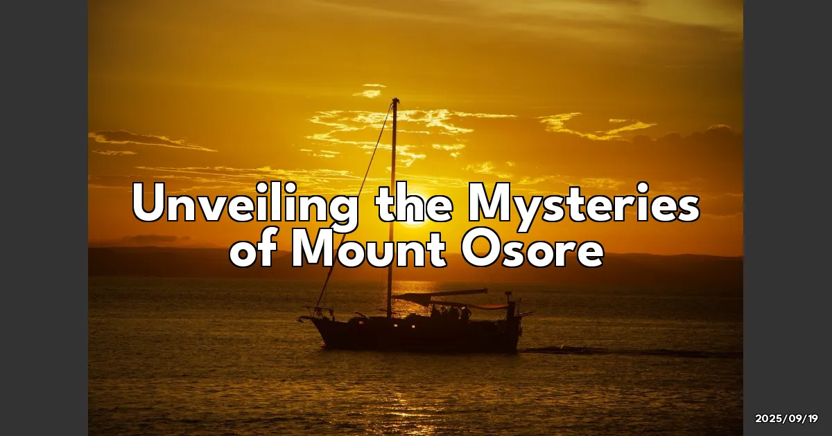 EyeCatchTitle: Discovering the Enigmatic Charms of Mount Osore: A Journey of Senses