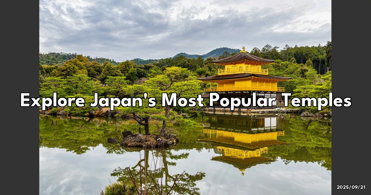 EyeCatchTitle: Why These Japanese Temples Are the Next Big Thing for Chinese Travelers