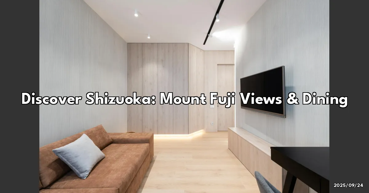 EyeCatchTitle: A Taste of Heaven: Discover Shizuoka's Stunning Views and Delicious Dining!