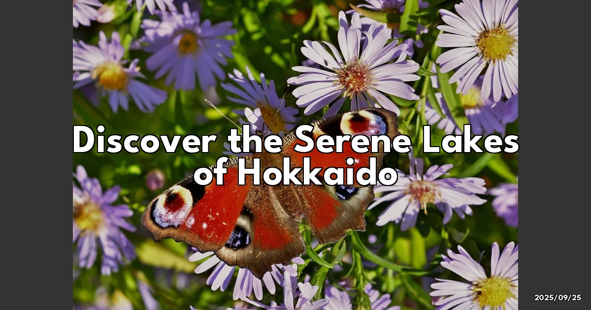 EyeCatchTitle: Escaping Tokyo's Bustle: My Hokkaido Lake Adventure