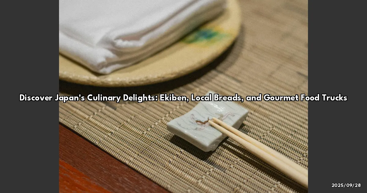 EyeCatchTitle: Savoring Japan: My Delicious Dive into Ekiben, Local Breads, and Gourmet Food Trucks!