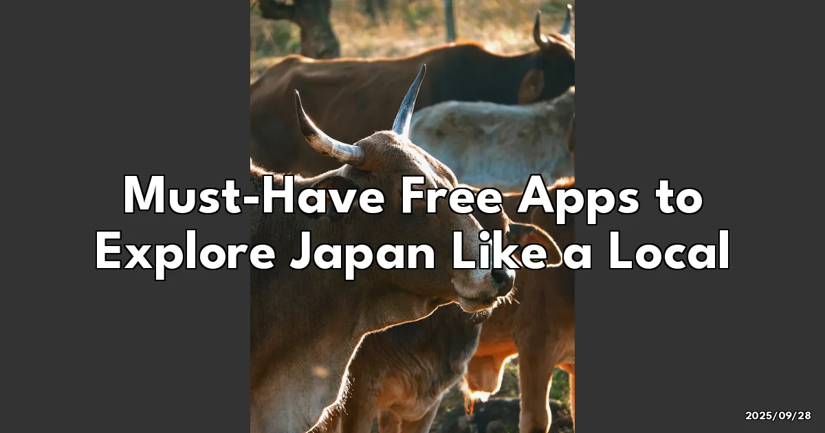 EyeCatchTitle: Exploring Japan Like a Local: The Must-Have Free Apps You Never Knew You Needed