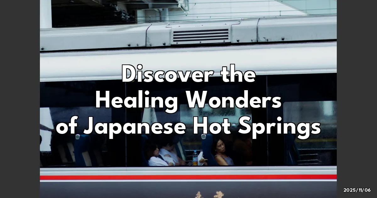 EyeCatchTitle: A Tokyoite's Escape: Finding Serenity in the Japanese Hot Springs