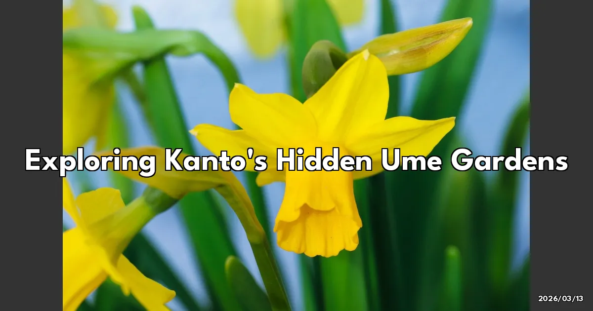 EyeCatchTitle: Exploring Kanto's Hidden Ume Gardens: A Fragrant Spring Adventure