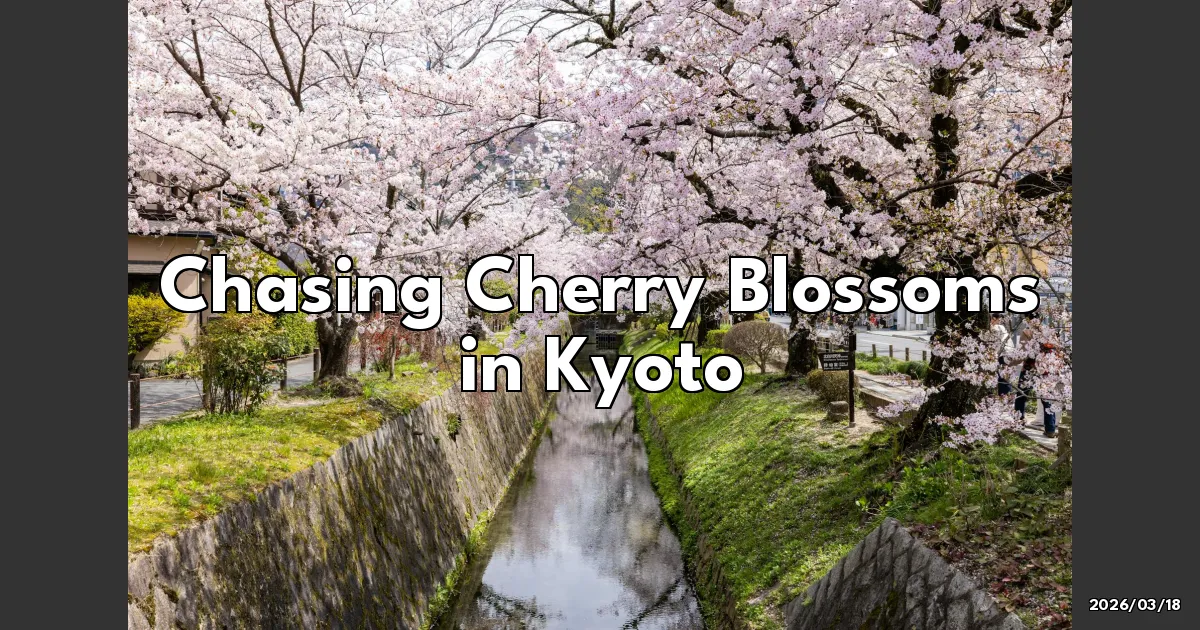 EyeCatchTitle: Chasing Cherry Blossoms in Kyoto: A Whirlwind Adventure