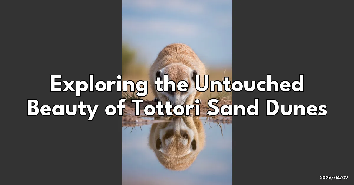 EyeCatchTitle: Discovering the Hidden Charms of Tottori Sand Dunes: A Journey Like No Other