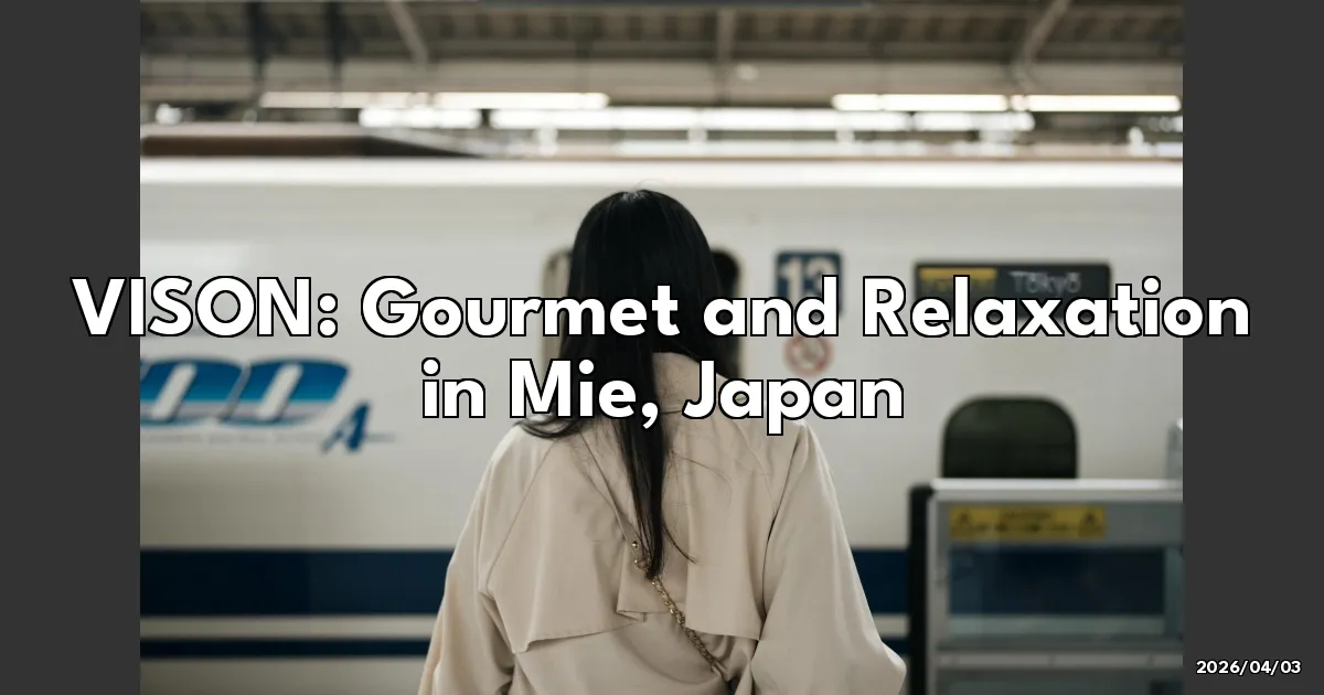 EyeCatchTitle: Discovering VISON: A Hidden Gem of Gourmet and Relaxation in Mie, Japan!